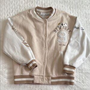 Zara Cream and White Snoopy Jacket